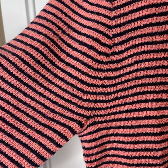 NEW~ J Crew Shoulder-button Sweater In Stripe Size M - Picture 6 of 9
